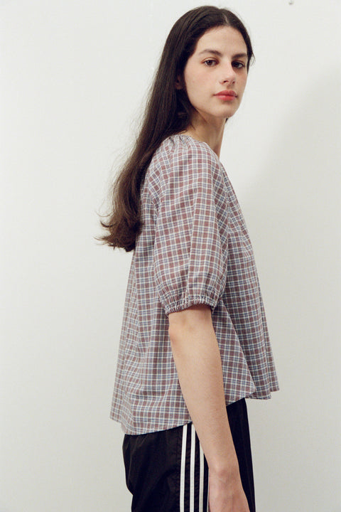 Plaid Market Top