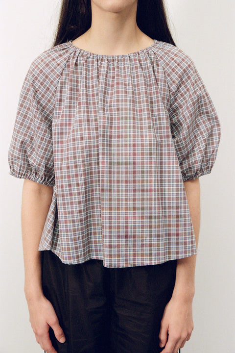 Plaid Market Top