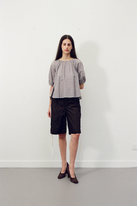 Plaid Market Top