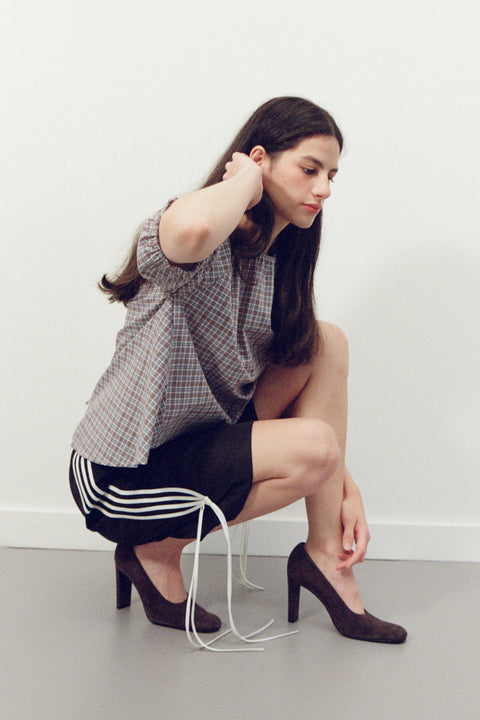 Plaid Market Top