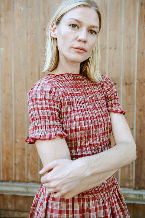 Cranberry Marta Dress