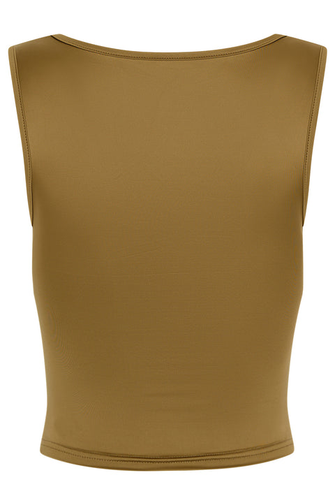 Metallic Olive Soft Bodice