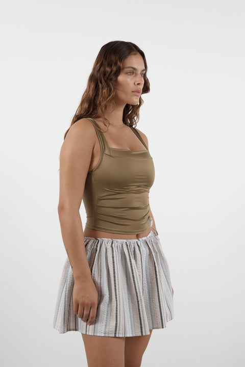 Metallic Olive Soft Bodice