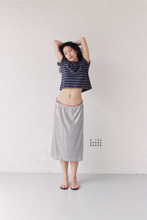 Navy Stripe Hemp Baby Tee