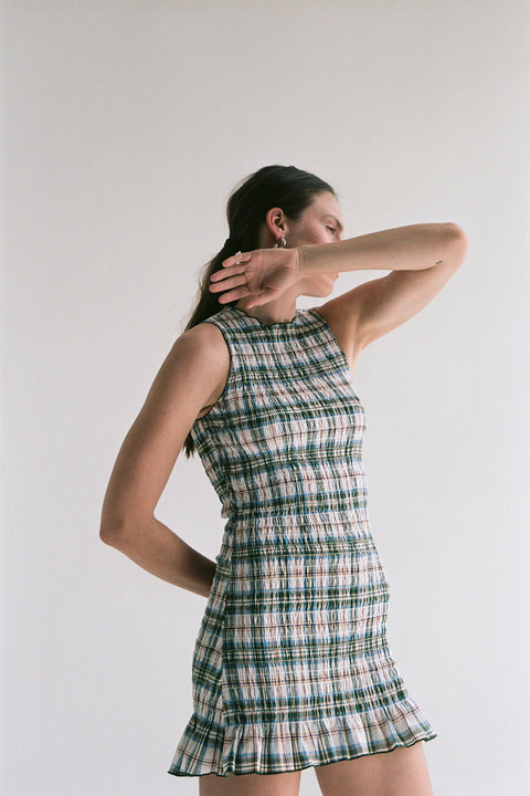ruched mini dress apres studio Ruched Mini Dress