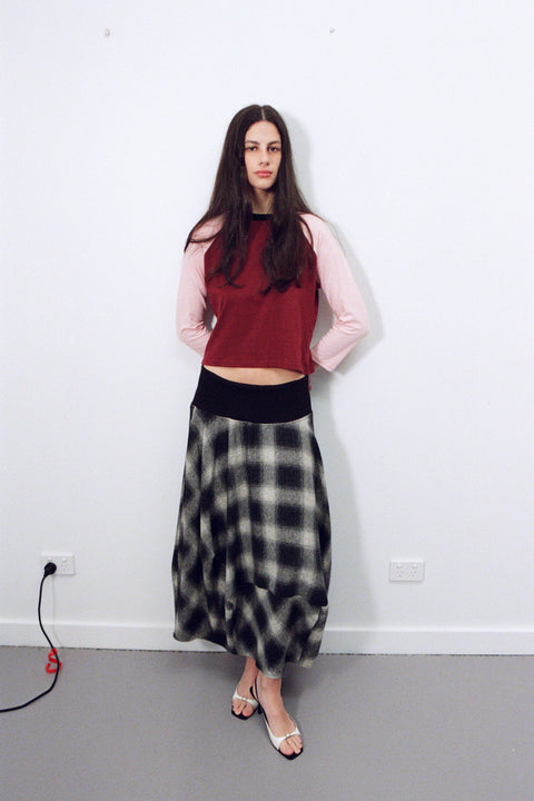 Pink Raglan Top