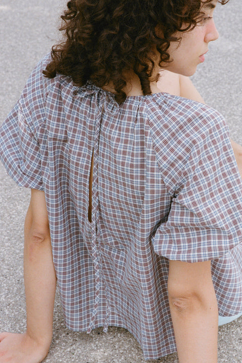 Plaid Market Top