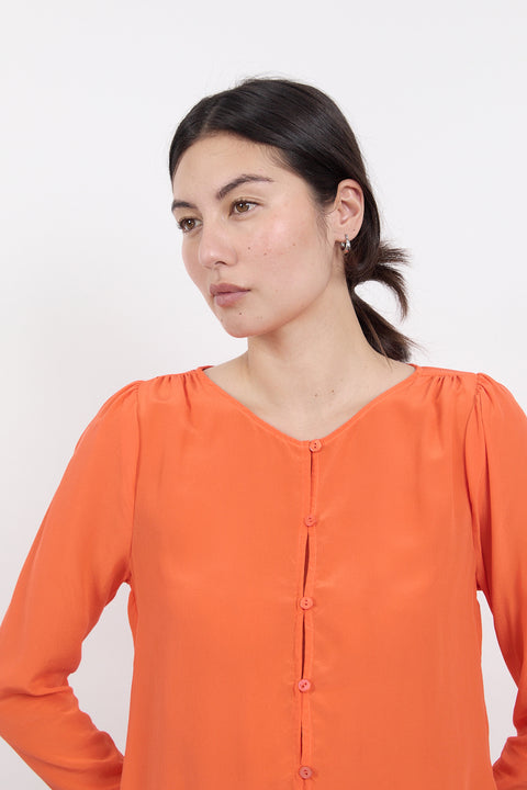 Poppy Silk Top