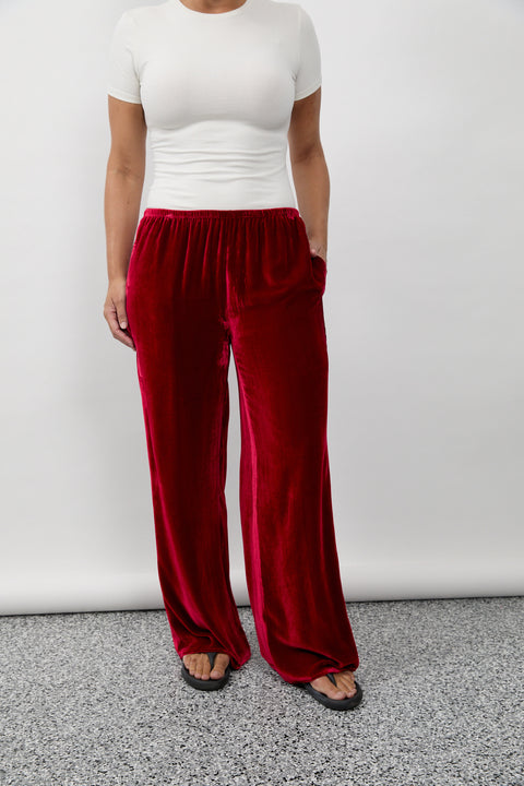 Silk Velvet Pant