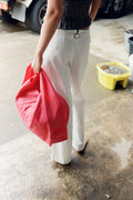 Red Crossbody Tote