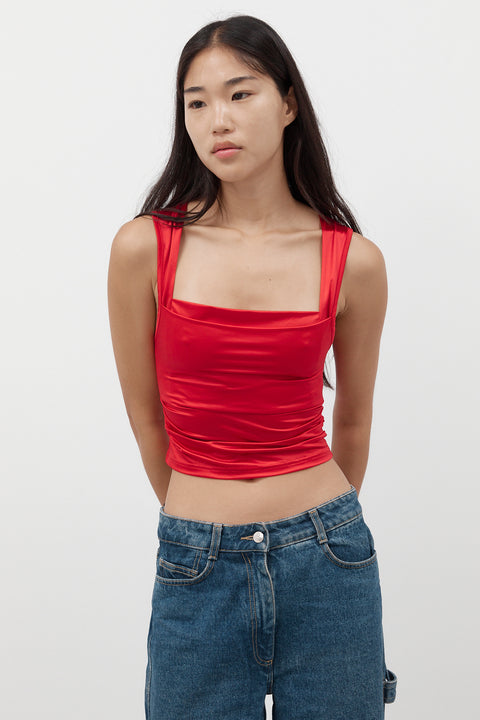 Metallic Red Soft Bodice