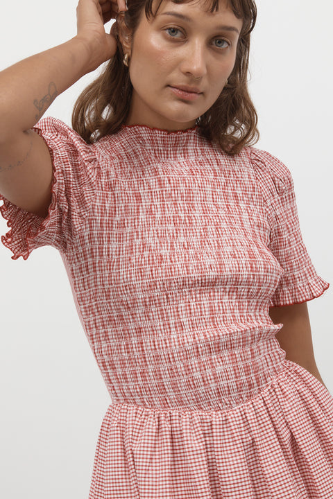 Shortcake Gingham Bubble Dress