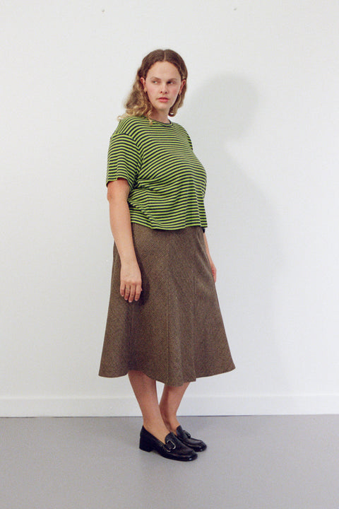 Slime Stripe Hemp Baby Tee