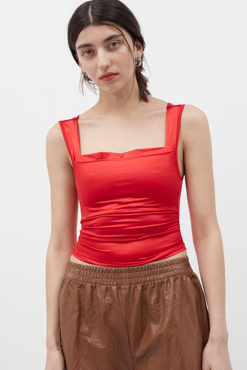 Metallic Red Soft Bodice