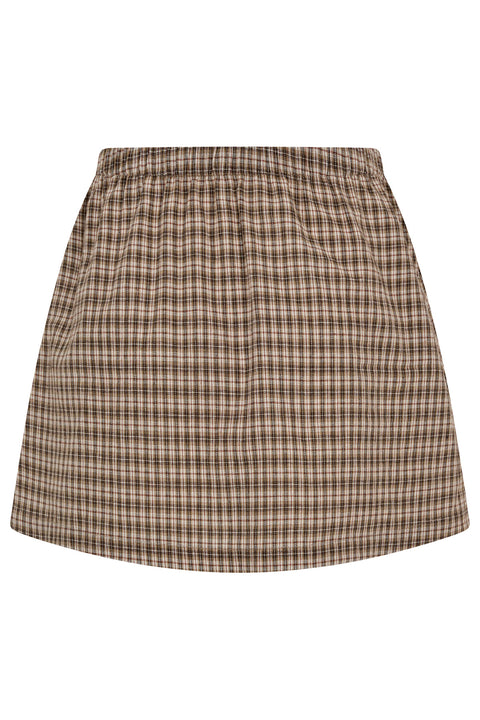 Toast Gingham Mini Skirt