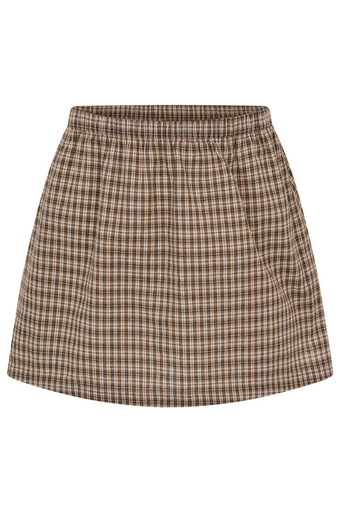 Toast Gingham Mini Skirt