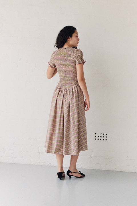 Yuzu Button Marta Dress