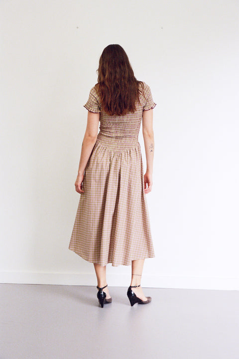 Yuzu Button Marta Dress