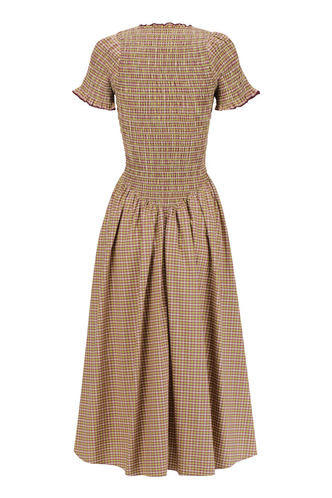 Yuzu Button Marta Dress