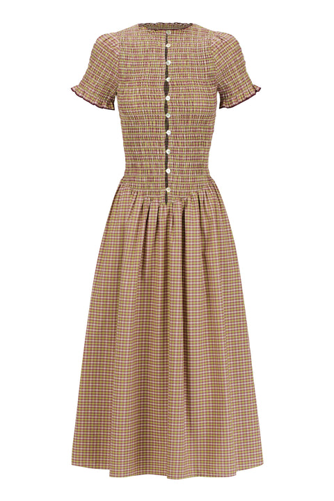 Yuzu Button Marta Dress