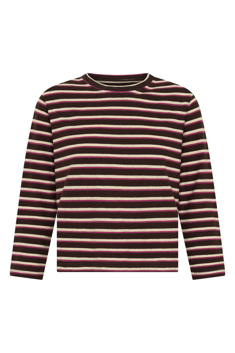 Fig Stripe Hemp Top