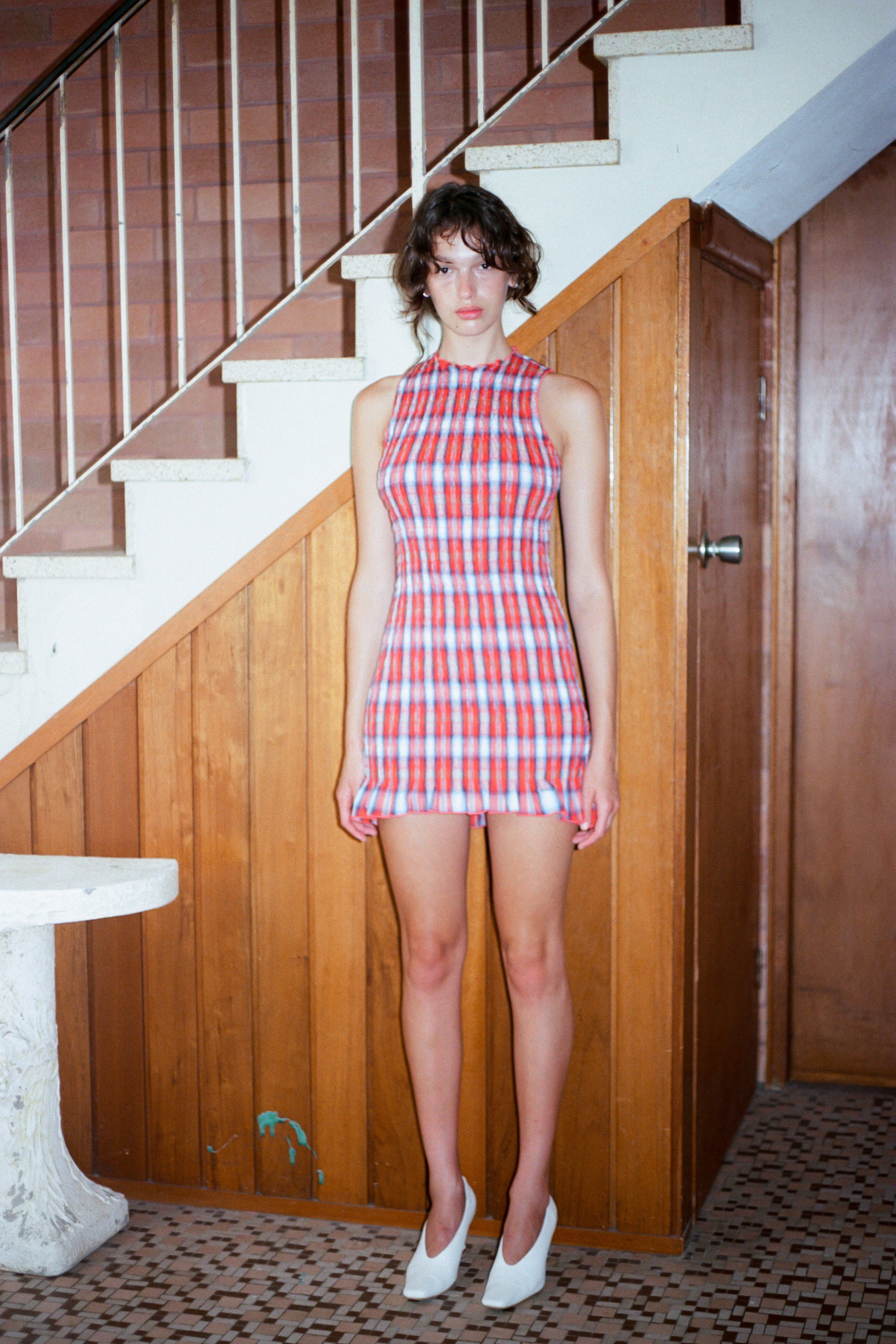 Plaid gingham outlet dress