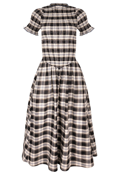 Ink Plaid Marta Dress
