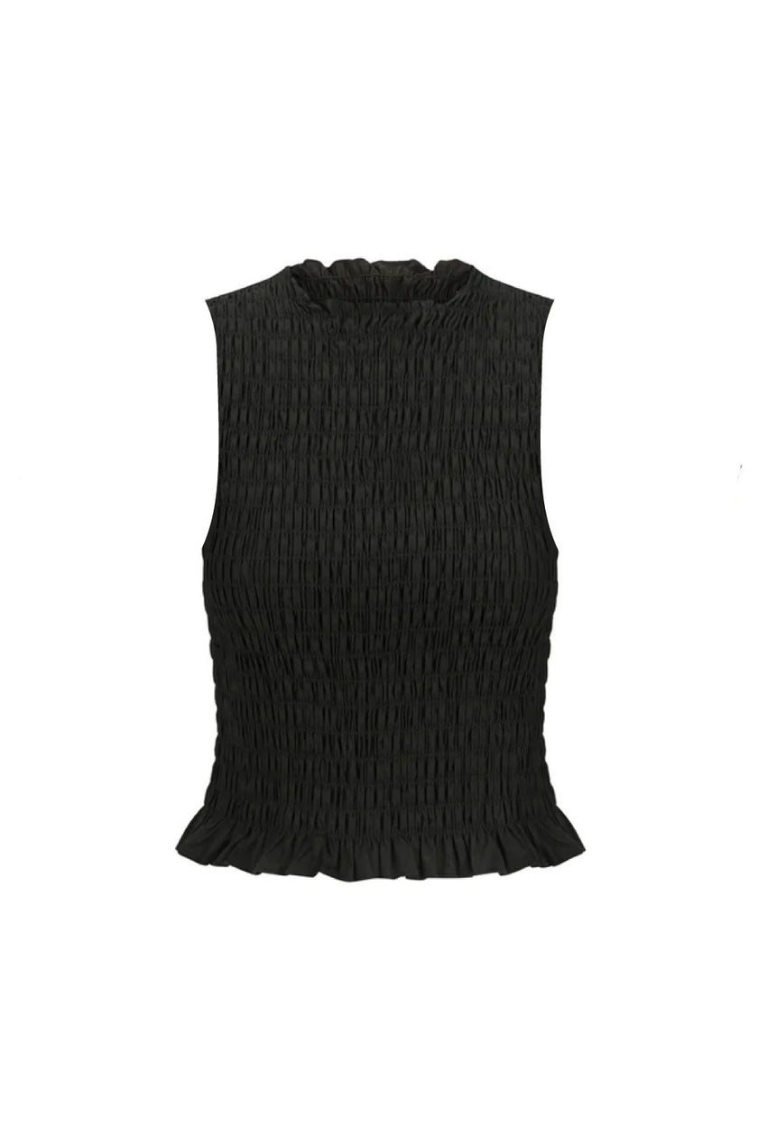 Black Ruched Tank – Après Studio