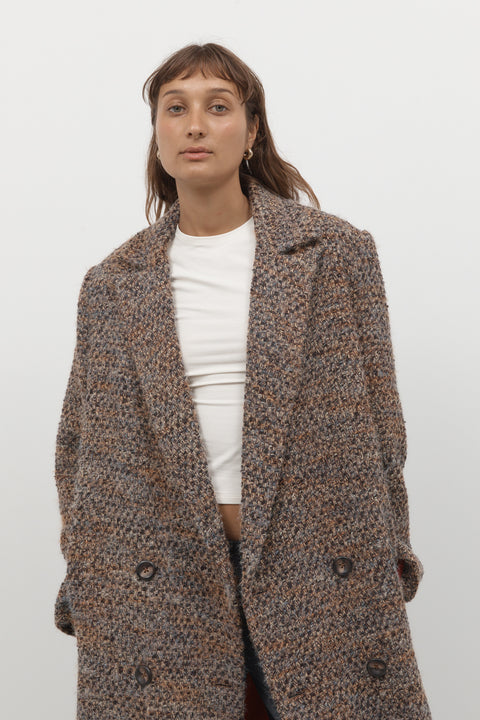 Husk Oversized Wool Coat